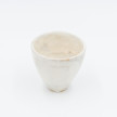 White Stone Becher 9,5*9 cm, Naturweiß Creme