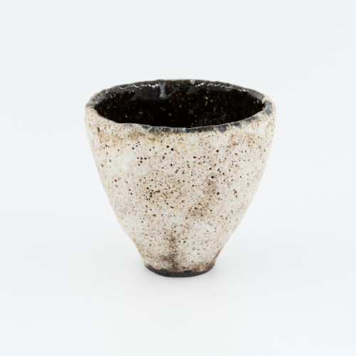 Black Stone Becher 9,5*9 cm, schwarz-naturweiß