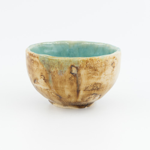Brown Sand and Sea Tasse 9,5*6 cm, blau-grün und hell braun Brown Sand and Sea Tasse 9,5*6 cm, blau-grün und hell braun