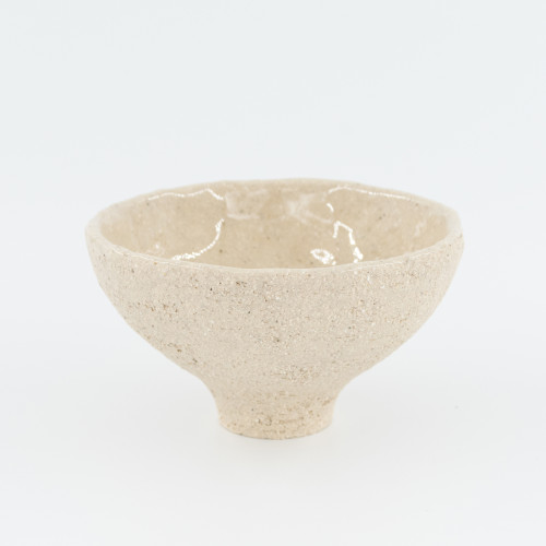 White Stone Schälchen 11*6,5 cm, naturweiß 