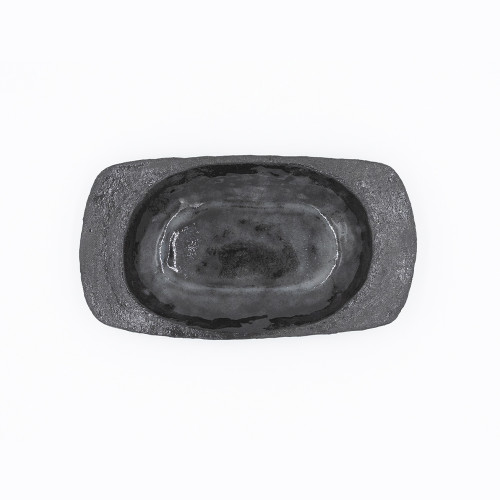 Vulcan Servierteller oval 14*28 cm, schwarz