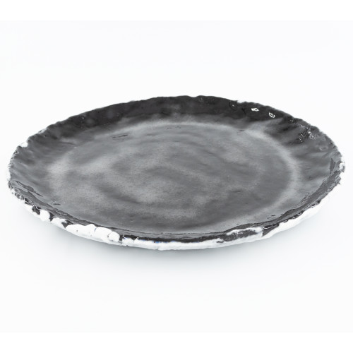 Vulcan Speiseteller rund, 27,5 cm, schwarz und weiß