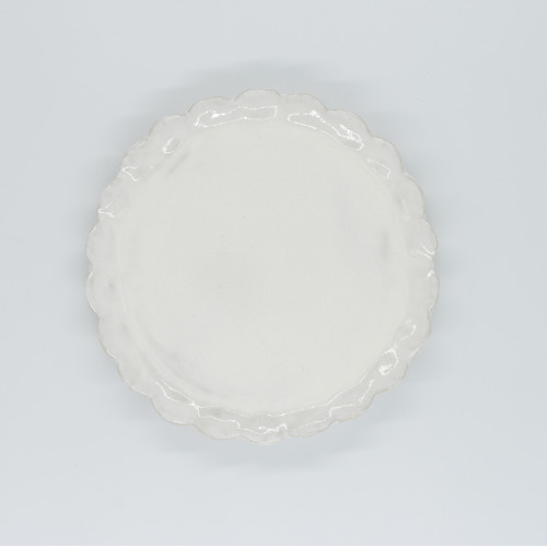 Snow in the mountains Speiseteller rund 27,5 cm, weiß