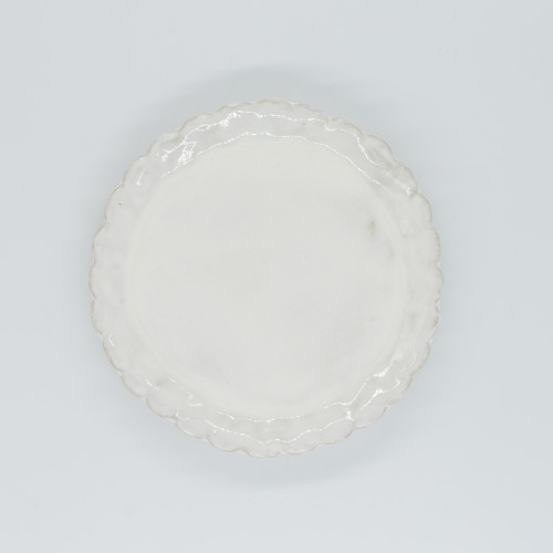 Snow in the mountains Frühstücksteller rund 23 cm, weiß