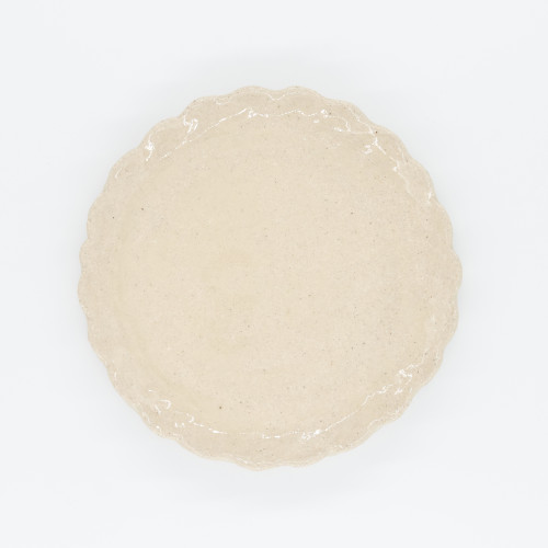 White Stone Speiseteller rund 28 cm, Farbe des weißen Tons